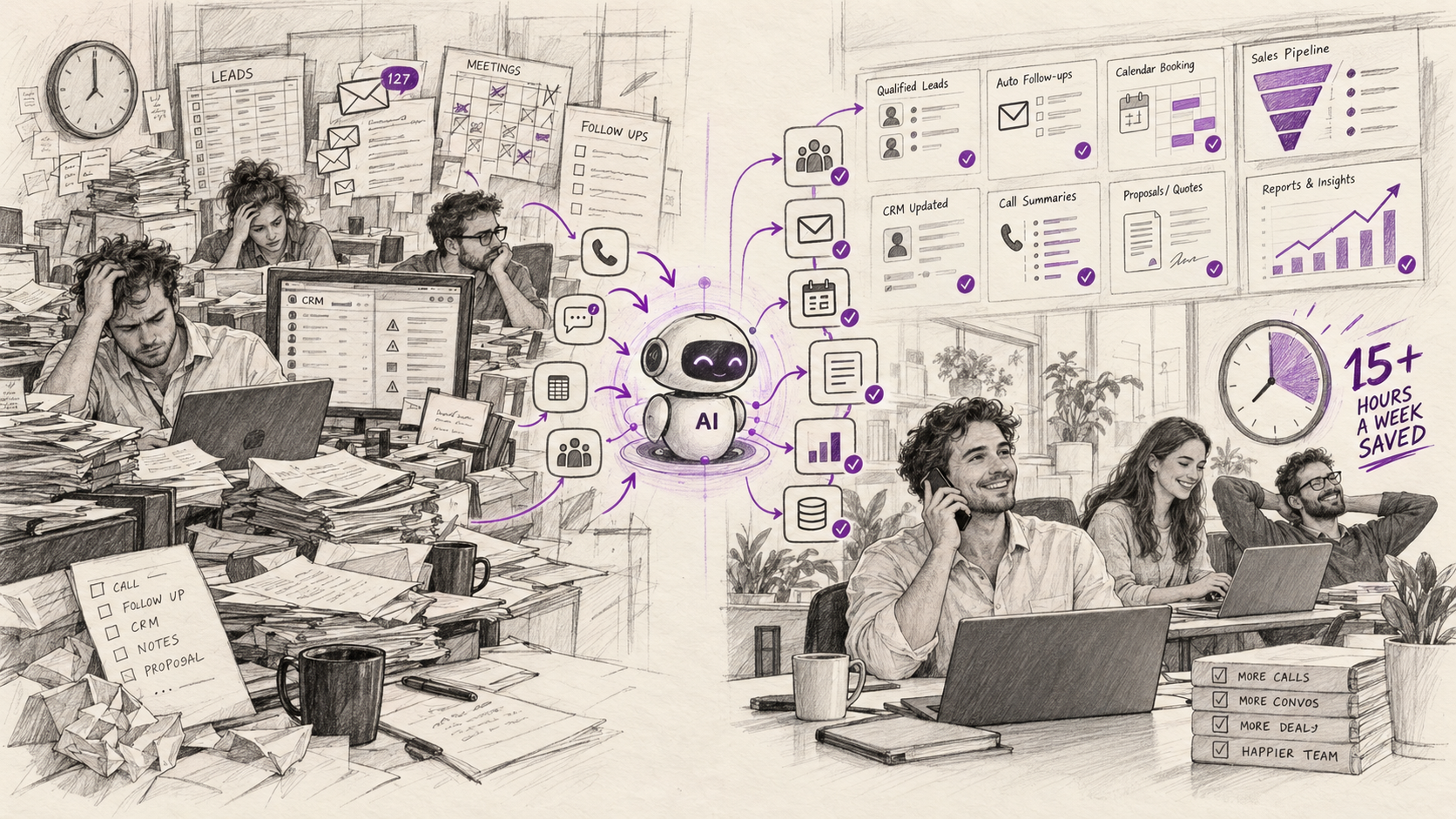 How One Sales Team Reclaimed 15 Hours a Week with AI Agents